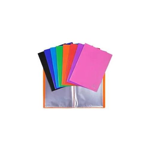 3130632881009 - OpaK Präsentationsmappe 100 Taschen Farbig sortiert 8 Stück