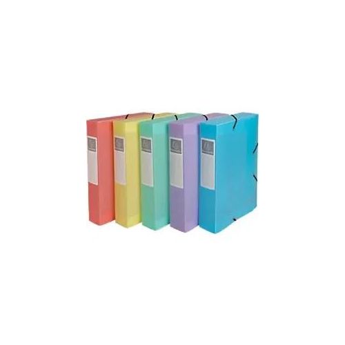 3130632593704 - Chromaline Pastel Archivbox 59370E DIN A4 PP (Polypropylen) Gummiband 25 (B) x 6 (T) x 33 (H) cm Farbig sortiert 60 mm 8 Stück 3130632593704 - Chromaline Pastel Archivbox 59370E DIN A4 PP (Polypropylen) Gummiband 25 (B) x 6 (T) x 33 (H) cm Farbig sortiert 60 mm 8 Stück