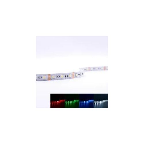 4260385827753 - Strip 12V 5M 144W m 60LED m 12mm IP20 Farbwechsel - Lichtfarbe RGB+6000K - Sch