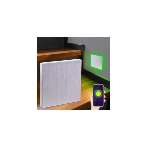 4063592015773 - LED Treppenlicht Wandeinbauleuchte Smart Tuya RGB+CCT 230V 5W Alu-gebürstet Lich