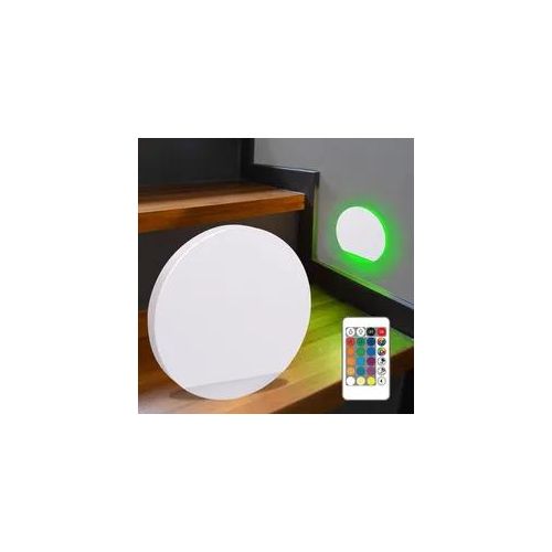 4063592020012 - LED Treppenleuchte rund weiß - Lichtfarbe Smart Tuya RGB CCT 3W - Lichtaustritt 4063592020012 - LED Treppenleuchte rund weiß - Lichtfarbe Smart Tuya RGB CCT 3W - Lichtaustritt