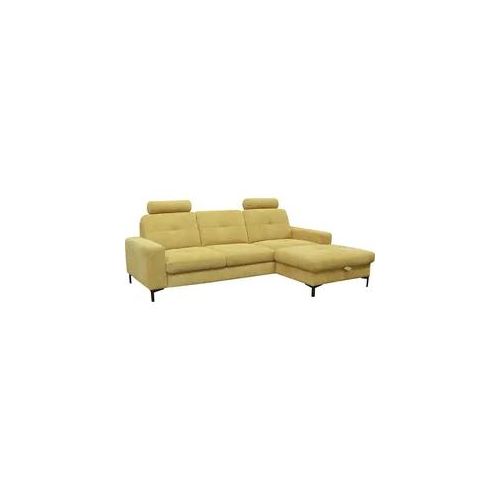4057651642178 - Ecksofa ALINA Stelvia Sofas Gr B H T 254 cm x 100 cm x 161 cm Struktur fein XBO Recamiere rechts Nackenstütze-Stauraum-ausziehbare Liegefläche gelb (gelb xbo 5) Inklusive Nackenstützen Breite 254 cm 4057651642178 - Ecksofa ALINA Stelvia Sofas Gr B H T 254 cm x 100 cm x 161 cm Struktur fein XBO Recamiere rechts Nackenstütze-Stauraum-ausziehbare Liegefläche gelb (gelb xbo 5) Inklusive Nackenstützen Breite 254 cm