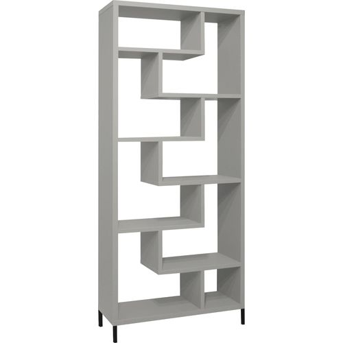 4044393338445 - Raumteiler MÄUSBACHER Tetrix Regale Gr B H T 89 cm x 205 cm x 33 cm 8 St offene Fächer weiß (weiß matt lack) Paravents Raumteiler Breite 89 cm