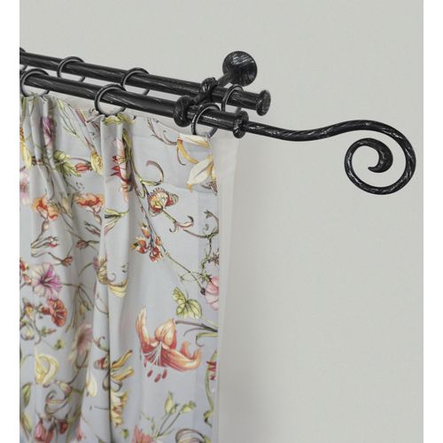 9002777194631 - Gardinenstange GARESA ESPERANCA Gardinenstangen Gr L 430 cm Ø 16 mm 1 St 2 läufig schwarz Kinder Gardinenstangen für rustikale Vorhanggarnitur verlängerbar Eisen Endk Spirale 9002777194631 - Gardinenstange GARESA ESPERANCA Gardinenstangen Gr L 430 cm Ø 16 mm 1 St 2 läufig schwarz Kinder Gardinenstangen für rustikale Vorhanggarnitur verlängerbar Eisen Endk Spirale