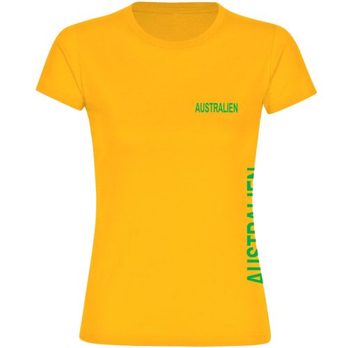 4068859277178 - multifanshop Damen T-Shirt - Australien - Brust & Seite - Druck grün - Frauen 4068859277178 - multifanshop Damen T-Shirt - Australien - Brust & Seite - Druck grün - Frauen