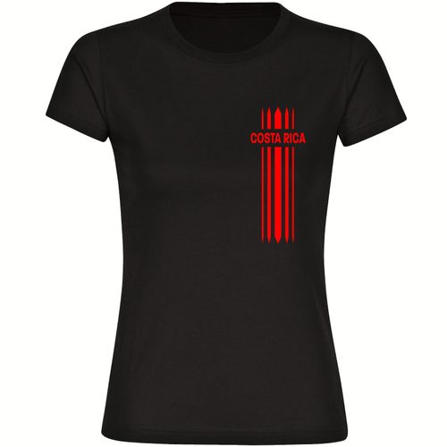 4068859233037 - multifanshop Damen T-Shirt - Costa Rica - Streifen - Druck rot - Frauen 4068859233037 - multifanshop Damen T-Shirt - Costa Rica - Streifen - Druck rot - Frauen