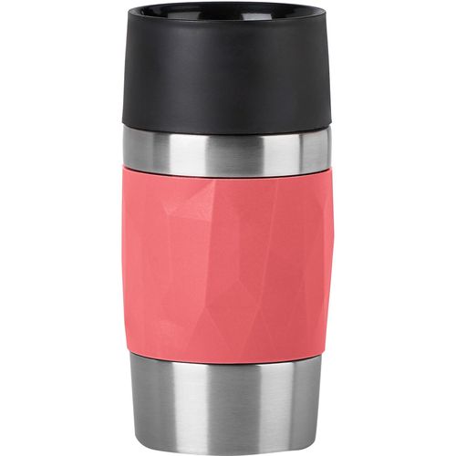 4009049533797 - Travel mug Compact Thermobecher (koralle edelstahl 03 Liter Drehverschluss) (N2160400) - Emsa