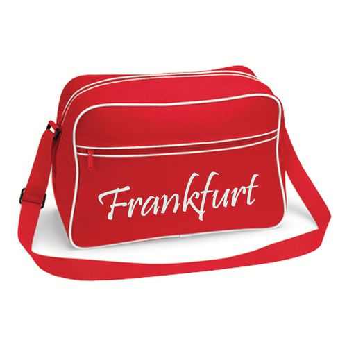4068859158316 - multifanshop Retrotasche - Frankfurt - Schriftzug - Druck weiß - Tasche 4068859158316 - multifanshop Retrotasche - Frankfurt - Schriftzug - Druck weiß - Tasche
