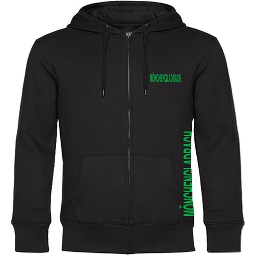 4068859167851 - multifanshop Kapuzen Sweatshirt Jacke - Mönchengladbach - Brust & Seite - Druck grün - Sweat 4068859167851 - multifanshop Kapuzen Sweatshirt Jacke - Mönchengladbach - Brust & Seite - Druck grün - Sweat