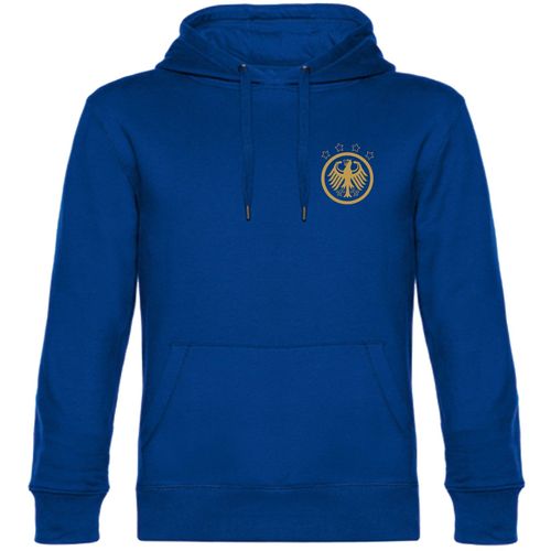 4068859408084 - multifanshop Kapuzen Sweatshirt - Deutschland - Adler Retro Gold - Druck gold metallic - Hoodie