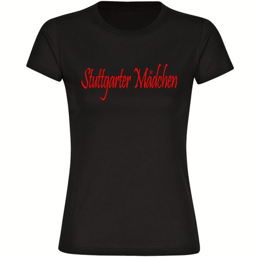 4068859155988 - multifanshop Damen T-Shirt - Stuttgart - Stuttgarter Mädchen - Druck rot - Frauen 4068859155988 - multifanshop Damen T-Shirt - Stuttgart - Stuttgarter Mädchen - Druck rot - Frauen