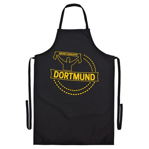 4068859189365 - multifanshop® Grillschürze - Dortmund - Meine Fankurve - Druck gelb - Schürze 4068859189365 - multifanshop® Grillschürze - Dortmund - Meine Fankurve - Druck gelb - Schürze