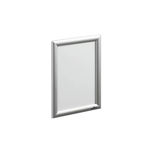 4005546735528 - DURABLE Klapprahmen Aluminium silber Robuster Aluminium-Klapprahmen für schnellen Motivwechsel 1 Stück DIN A4