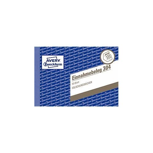 4004182003046 - AVERY® Zweckform Einnahmebelege Nr 304 grün mikroperforiert