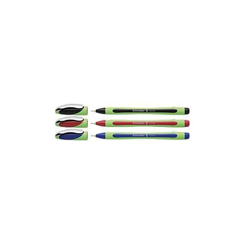 4004675062598 - Fineliner Schneider Xpress Strichstärke 08 mm dokumentenecht ergonomisch geformt Kunststoff & Edelstahl farbsortiertes 3er-Set in Etui