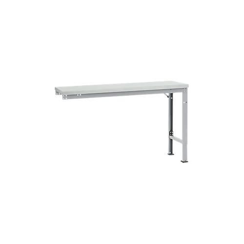 4045916152869 - Ansatztisch UNIVERSAL Spezial 1500 x 800 mm Kunststoff lichtgrau alusilber