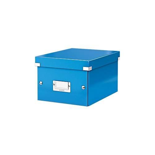 4002432398072 - Aufbewahrungsbox Click & Store WOW 6043-00-36 74 Liter mit Deckel für A5 außen 282x216x160mm Karton blau 4002432398072 Leit