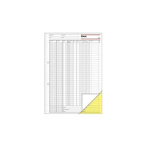 4004360910333 - SIGEL Kassenformulare Kassenbuch EDV Kassenbuch A4 KP KG429 DIN A4 2x 50 Seiten