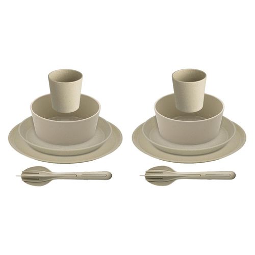 4002942589878 - Kombiservice KOZIOL Geschirr-Set Service CONNECT SET HELSINKI Geschirr-Sets Gr 10 tlg beige (nature desert sand) Geschirr-Set Co² neutral produziert Made in Germany 10 Teile für 2 Personen 4002942589878 - Kombiservice KOZIOL Geschirr-Set Service CONNECT SET HELSINKI Geschirr-Sets Gr 10 tlg beige (nature desert sand) Geschirr-Set Co² neutral produziert Made in Germany 10 Teile für 2 Personen