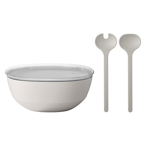 4262418978500 - Servierschale mit Deckel & Salatbesteck Silueta 5000 ml 4262418978500 - Servierschale mit Deckel & Salatbesteck Silueta 5000 ml