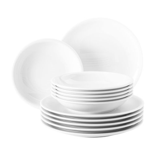 4003106982504 - Tafelservice SELTMANN WEIDEN Geschirr-Set Compact Geschirr-Sets Gr 12 tlg weiß Tafelservice Geschirr Teller Set weiß Made in Germany 12 Teile für 6 Personen 4003106982504 - Tafelservice SELTMANN WEIDEN Geschirr-Set Compact Geschirr-Sets Gr 12 tlg weiß Tafelservice Geschirr Teller Set weiß Made in Germany 12 Teile für 6 Personen