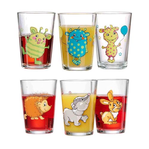 4262418973413 - Kindergläser Monsterchen Waldtiere 205 ml 6er Set 4262418973413 - Kindergläser Monsterchen Waldtiere 205 ml 6er Set