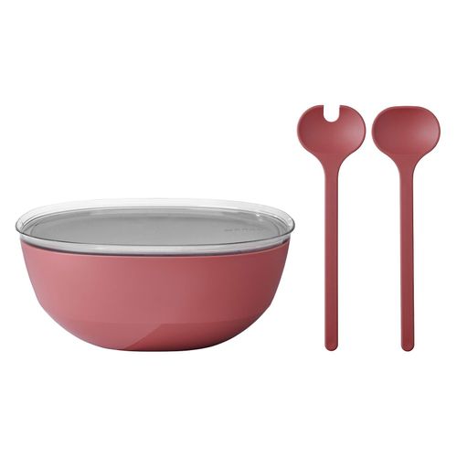4262418978531 - Servierschale mit Deckel & Salatbesteck Silueta 5000 ml