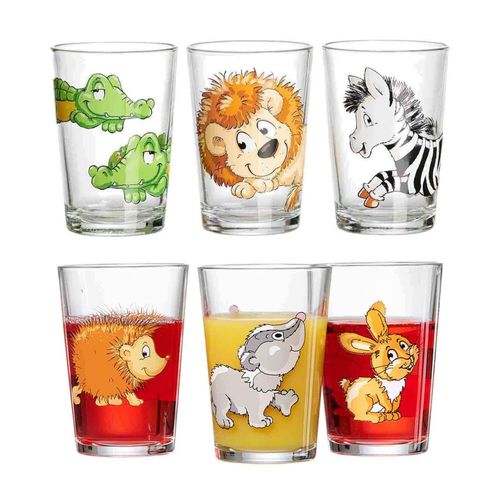4262418973406 - Kindergläser Happy Zoo Waldtiere 205 ml 6er Set 4262418973406 - Kindergläser Happy Zoo Waldtiere 205 ml 6er Set