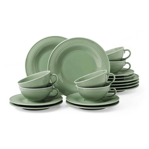 4052212124728 - Teeservice SELTMANN WEIDEN Geschirr-Set Beat Geschirr-Sets Gr 18 tlg grün Teeservice wunderschöne Farbglasur Made in Germany 18 Teile für 6 Personen 4052212124728 - Teeservice SELTMANN WEIDEN Geschirr-Set Beat Geschirr-Sets Gr 18 tlg grün Teeservice wunderschöne Farbglasur Made in Germany 18 Teile für 6 Personen