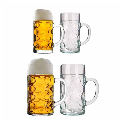 4260578498951 - Bierkrüge Isar 05l + 1l 4er Set 4260578498951 - Bierkrüge Isar 05l + 1l 4er Set