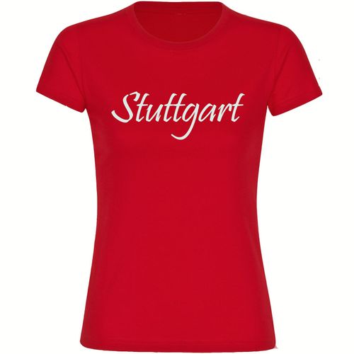 4068859162290 - multifanshop Damen T-Shirt - Stuttgart - Schriftzug - Druck weiß - Frauen 4068859162290 - multifanshop Damen T-Shirt - Stuttgart - Schriftzug - Druck weiß - Frauen