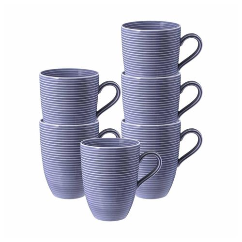 4262418979255 - Kaffeebecher Beat Color Glaze 350 ml 6er Set 4262418979255 - Kaffeebecher Beat Color Glaze 350 ml 6er Set