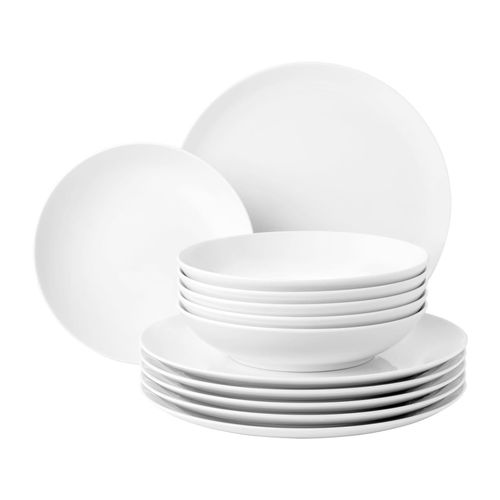 4052212120492 - Tafelservice SELTMANN WEIDEN Geschirr-Set Liberty Geschirr-Sets Gr 12 tlg weiß Tafelservice Geschirr Teller Set weiß Made in Germany 12 Teile für 6 Personen 4052212120492 - Tafelservice SELTMANN WEIDEN Geschirr-Set Liberty Geschirr-Sets Gr 12 tlg weiß Tafelservice Geschirr Teller Set weiß Made in Germany 12 Teile für 6 Personen