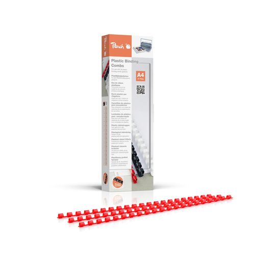 7640366810634 - Binderücken 6mm A4 rot 1000 Stück 7640366810634 - Binderücken 6mm A4 rot 1000 Stück