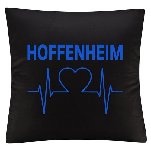 4068859038496 - multifanshop Kissenbezug - Hoffenheim - Herzschlag - Druck blau - Kissen 4068859038496 - multifanshop Kissenbezug - Hoffenheim - Herzschlag - Druck blau - Kissen