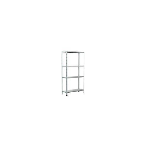 4004514107237 - Steckregal Stecksystem-Grundregal Regale Metall weiß 1500x800x300 mm 4 Böden Gr B H T 80 cm x 150 cm x 30 cm weiß Werkstatt-Regale 4004514107237 - Steckregal Stecksystem-Grundregal Regale Metall weiß 1500x800x300 mm 4 Böden Gr B H T 80 cm x 150 cm x 30 cm weiß Werkstatt-Regale