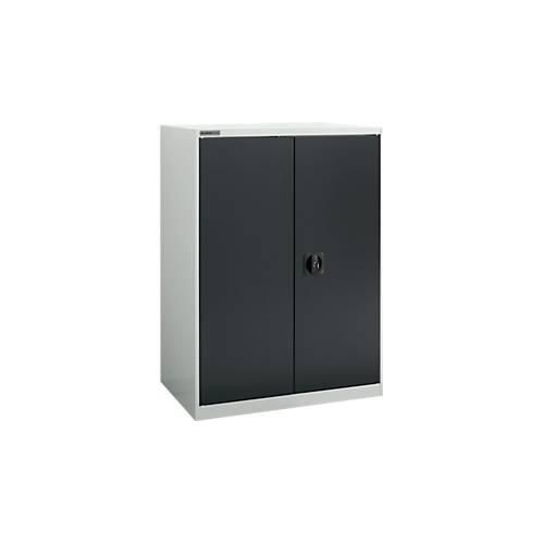 4051273634573 - Flügeltürenschrank Select MS-i 12408 Stahlblech B 800 x T 400 x H 1215 mm 3 OH Lichtgrau Anthrazitgrau bis 150 kg 4051273634573 - Flügeltürenschrank Select MS-i 12408 Stahlblech B 800 x T 400 x H 1215 mm 3 OH Lichtgrau Anthrazitgrau bis 150 kg