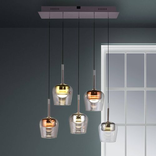 4012248383889 - Paul Neuhaus Smart-LED-Hängelampe Q-Kon multicolor 5-flammig