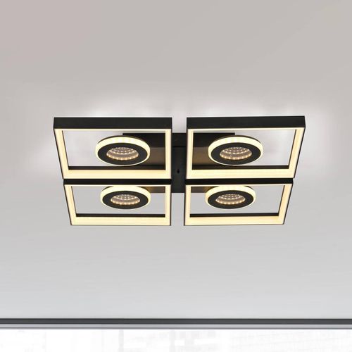 4012248384909 - Paul Neuhaus LED-Deckenlampe Traforo Länge 53 cm schwarz