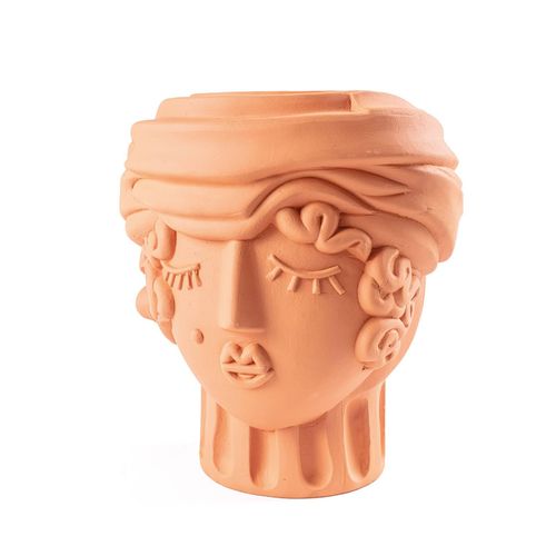 8008215115078 - SELETTI Vase Magna Graecia Women Höhe 33 cm Terracotta