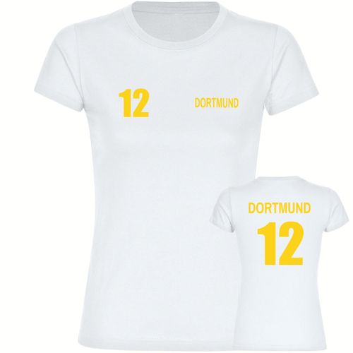 4068859186906 - multifanshop® Damen T-Shirt - Dortmund - Trikot Nummer 12 - Druck gelb - Frauen 4068859186906 - multifanshop® Damen T-Shirt - Dortmund - Trikot Nummer 12 - Druck gelb - Frauen