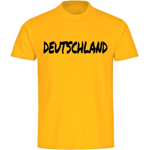 4068859405809 - multifanshop Herren T-Shirt - Deutschland - Textmarker - Druck schwarz - Männer