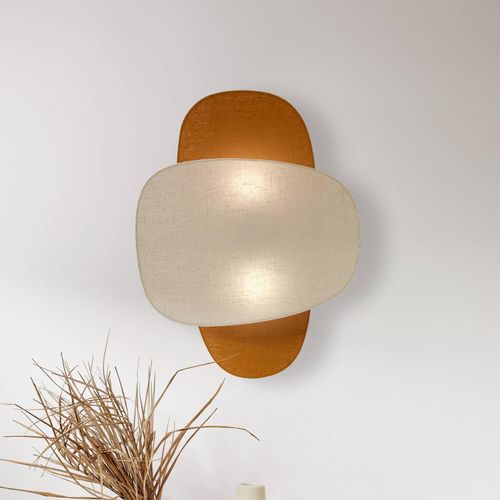 3188000779786 - MARKET SET Wandlampe Screen 70s 76 cm birke curry Textil
