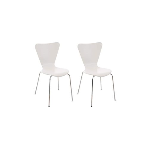 4251152664930 - 2x Konferenzstuhl CALISTO mit Holzsitz und stabilem Metallgestell I 2x platzsparender Stuhl mit einer Sitzhöhe von 45 cm 4251152664930 - 2x Konferenzstuhl CALISTO mit Holzsitz und stabilem Metallgestell I 2x platzsparender Stuhl mit einer Sitzhöhe von 45 cm
