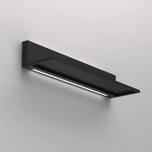 5907812622961 - Wandleuchte Shelf schwarz Stahl 60 cm lang 2 x LED