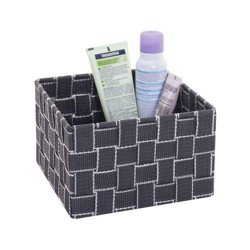 4057651255446 - Aufbewahrungskorb MCW-C37 Dekokorb Korb Körbchen Aufbewahrung Regalkorb Deko 12x19x19cm ~ dunkelgrau 4057651255446 - Aufbewahrungskorb MCW-C37 Dekokorb Korb Körbchen Aufbewahrung Regalkorb Deko 12x19x19cm ~ dunkelgrau