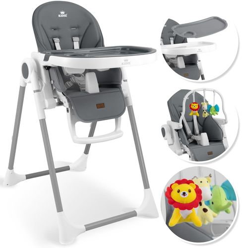 4260663283196 - KIDIZ® 3in1 Hochstuhl Kinderhochstuhl inkl Spielbügel Babyliege Kombihochstuhl Babyhochsitz 7 höhenverstellbar Verstellbare Rückenlehne mitwachsend ab 0 Monate bis 6 Jahre Babystuhl 4260663283196 - KIDIZ® 3in1 Hochstuhl Kinderhochstuhl inkl Spielbügel Babyliege Kombihochstuhl Babyhochsitz 7 höhenverstellbar Verstellbare Rückenlehne mitwachsend ab 0 Monate bis 6 Jahre Babystuhl