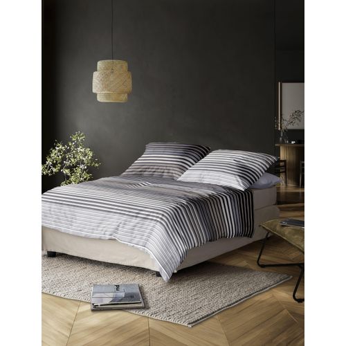 4005367120626 - Bettwäsche IRISETTE Lotus 8578 Gr B L 135 cm x 200 cm 1 St 1 St Lyocell B L 80 cm x 80 cm grau atmungsaktiv