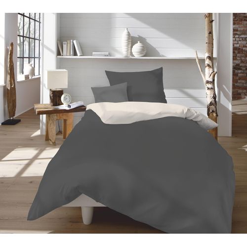 4043202611854 - Wendebettwäsche FLEURESSE Provence W Bettwäsche Gr B L 135 cm x 200 cm (1 St) B L 80 cm x 80 cm (1 St) Halbleinen grau (schiefer leinen) Bettwäsche 135x200 cm 4043202611854 - Wendebettwäsche FLEURESSE Provence W Bettwäsche Gr B L 135 cm x 200 cm (1 St) B L 80 cm x 80 cm (1 St) Halbleinen grau (schiefer leinen) Bettwäsche 135x200 cm