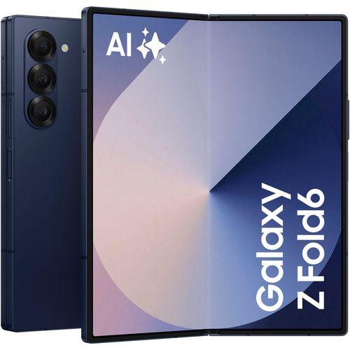 8806095616544 - SAMSUNG Smartphone Galaxy Z Fold 6 256 GB Mobiltelefone AI-Funktionen Gr 256 GB blau (marineblau)